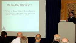 Chris Tapp Presenting MISRA-C++